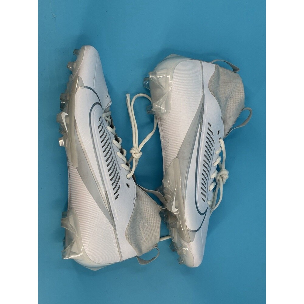 Nike Vapor Edge Pro 360 2 Football Cleats Men 14 White Silver DA5456-100 Must C!